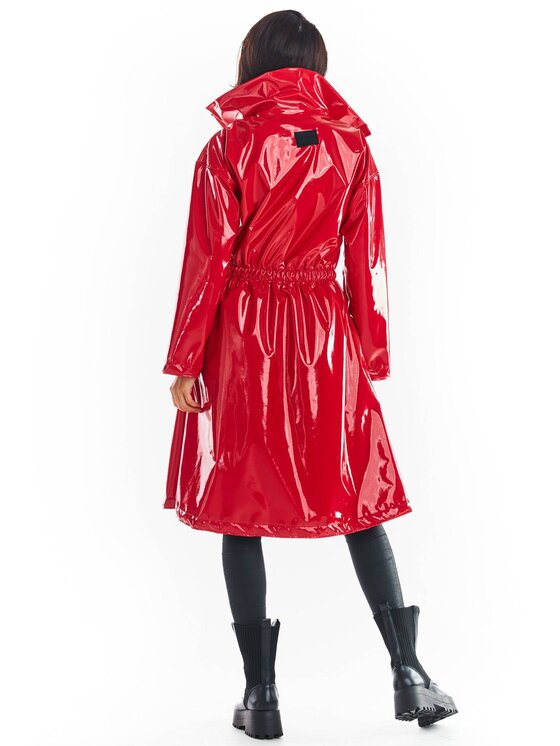 Awama Awama Cappotto A382 Rosso Basic Fit