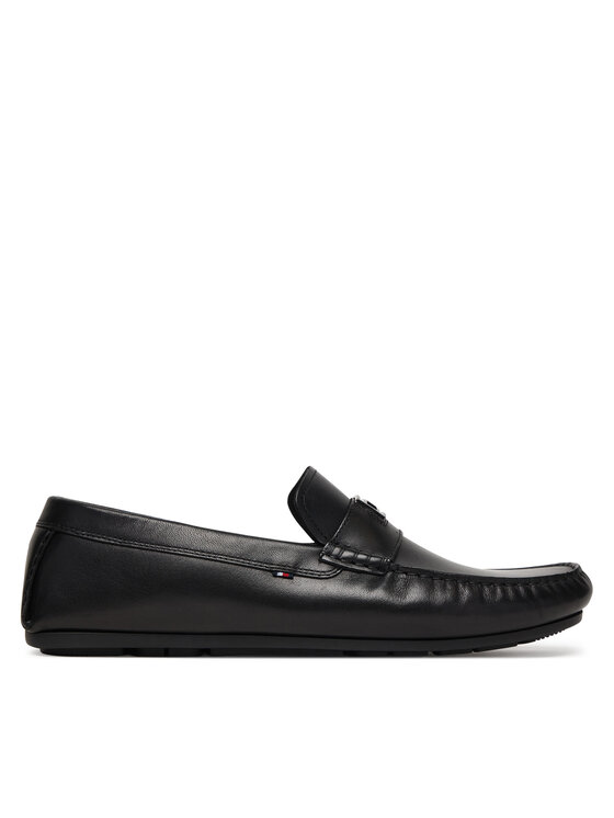 Tommy Hilfiger Tommy Hilfiger Mokasini Hardware Hilfiger Driver Shoe FM0FM05838 Črna