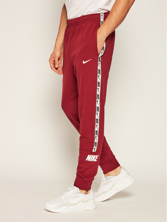 Nike Pantaloni da tuta Nsw Repeat French Terry Joggers CZ7827 Bordeaux  Standard Fit • Modivo.it