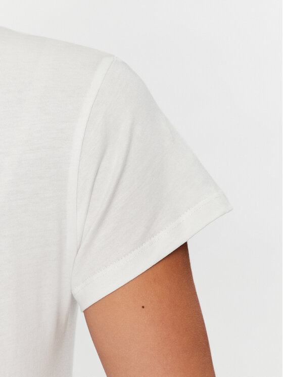 Liu Jo Liu Jo T-shirt TF3297 J6040 Bianco Regular Fit