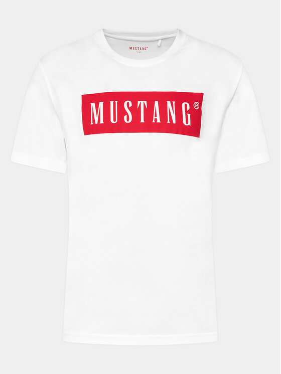 Mustang T-krekls 1014749 Balts Regular Fit