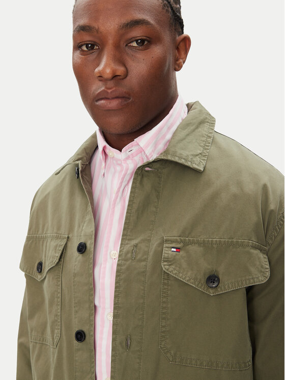 Tommy Hilfiger Tommy Hilfiger Μπουφάν μεταβατικό MW0MW39634 Πράσινο Regular Fit