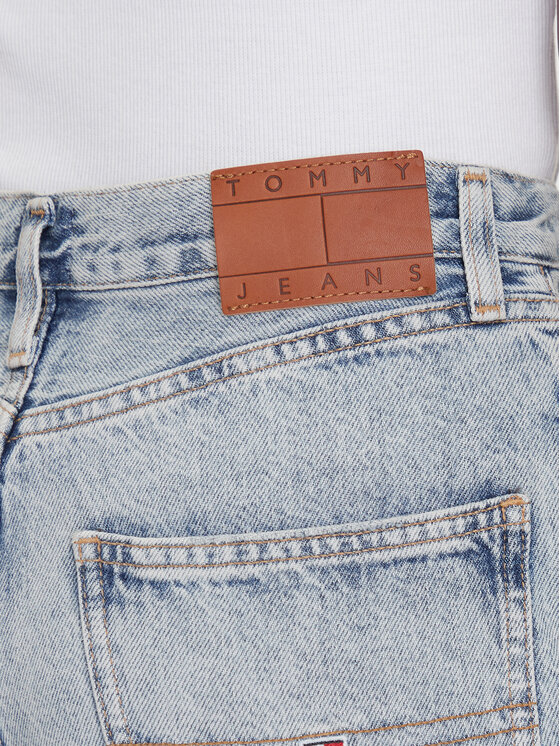 Tommy Jeans Tommy Jeans Traperice Layla DW0DW20593 Plava Straight Fit