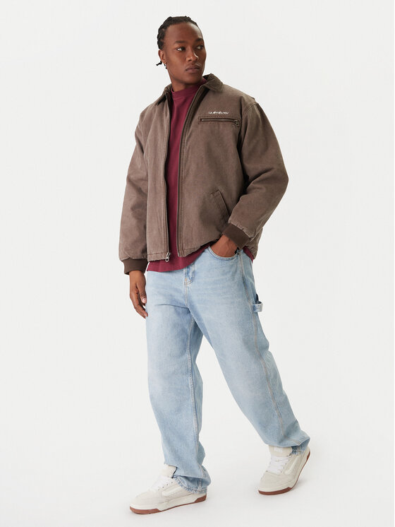 Quiksilver Quiksilver Jeansjacke Shaper Pad EQYJK04174 Braun Regular Fit