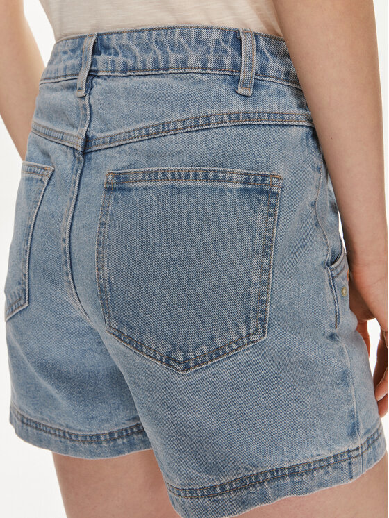 Vila Vila Szorty jeansowe Caliste 14095715 Niebieski Regular Fit