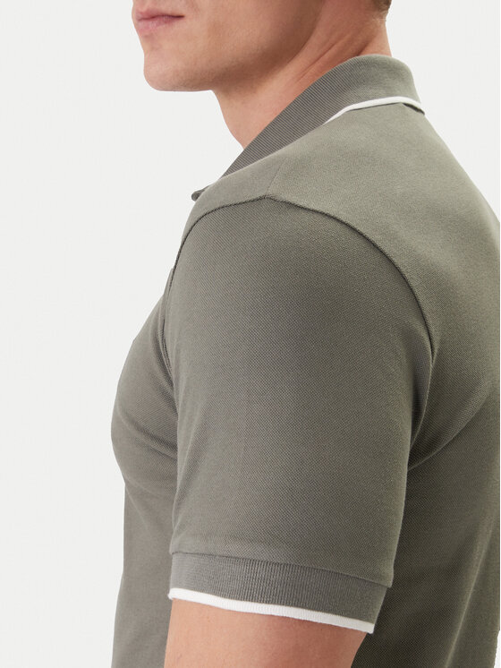 BOSS BOSS Tricou polo Passertip 50507699 Gri Regular Fit