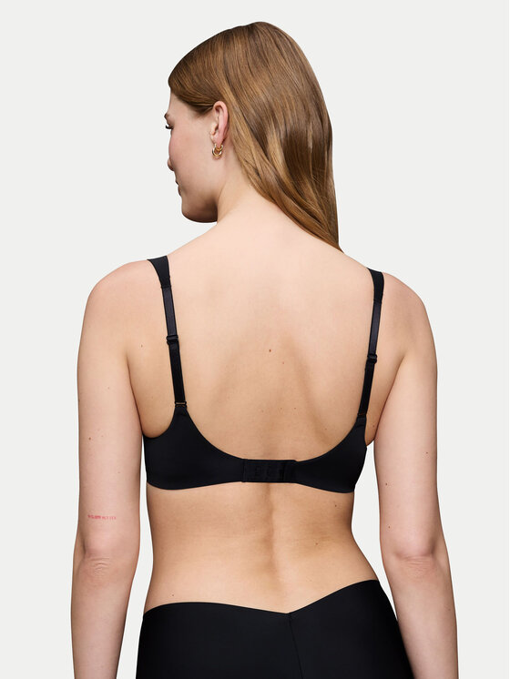 Triumph Triumph Biustonosz z fiszbiną Body Make Up Illusion 10217848 Czarny
