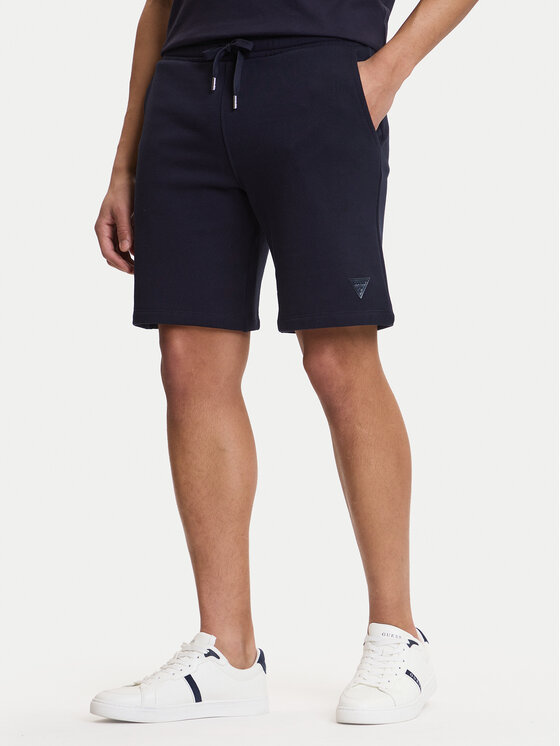 Guess Guess Pantaloni scurți sport M6GD12 K3020 Bleumarin Slim Fit