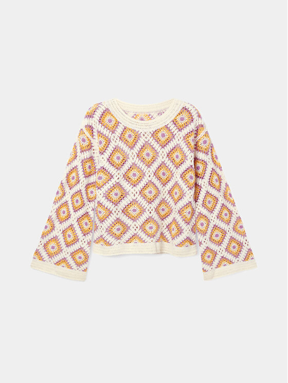 Desigual Desigual Pullover Willow 24SWJF25 Bunt Loose Fit