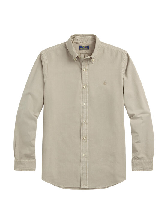Polo Ralph Lauren Polo Ralph Lauren Koszula 710968913001 Beżowy Custom Fit