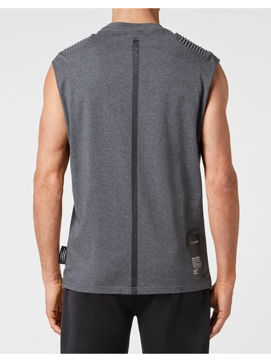 Plein Sport Plein Sport T-Shirt 1011 Szary Regular Fit