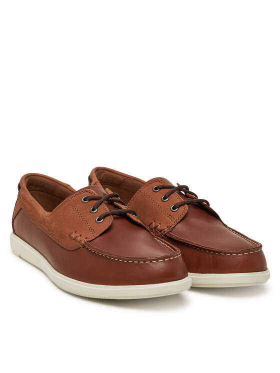 Clarks Clarks Мокасини Bratton Boat 26181273 Коричневий