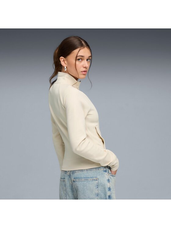 Puma Puma Bluza 634323 Beżowy Regular Fit