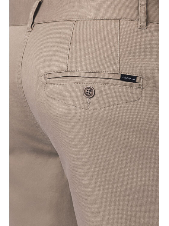 Lancerto Lancerto Szorty materiałowe Vaasa SZO082125000005 Beżowy Regular Fit