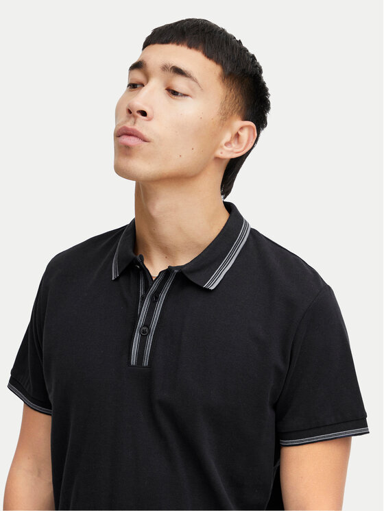 Blend Blend Polo 20716474 Czarny Regular Fit