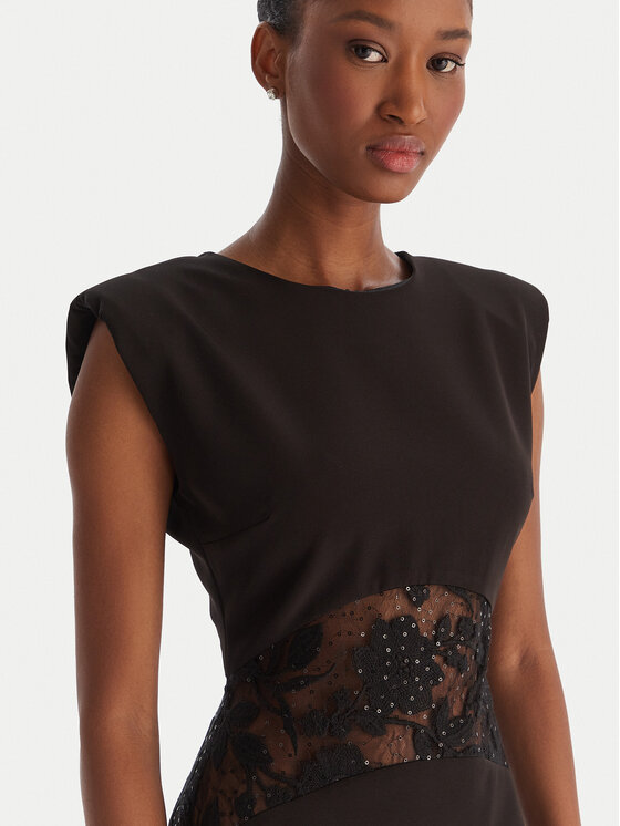 ACCESS FASHION ACCESS FASHION Večernja haljina 54-3309-168 Crna Regular Fit