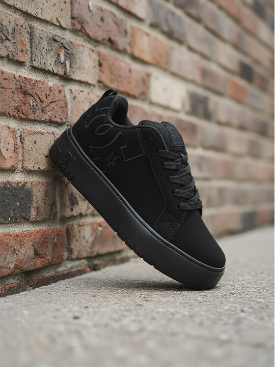 DC Shoes DC Shoes Sportcipők CEO-COURT GRAFFIK PLATFORM DC02422002 Fekete