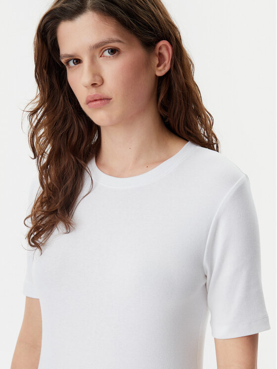 Gap Gap T-Shirt 679172-01 Biały Stretch Fit