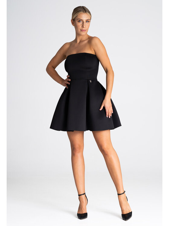 FIGLFIGL Vestito M970 Nero Regular Fit