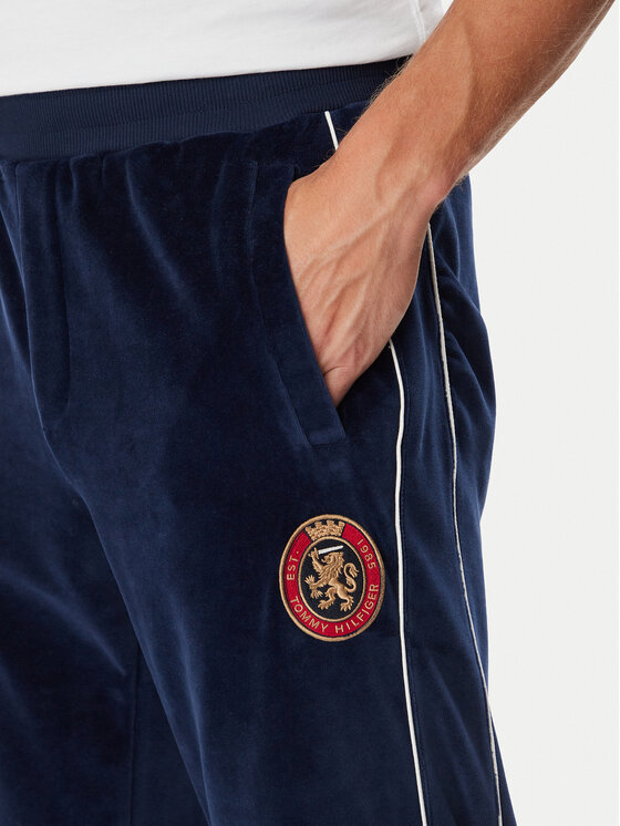 Tommy Hilfiger Tommy Hilfiger Долнище анцуг Gift Crest MW0MW45207 Тъмносин Regular Fit