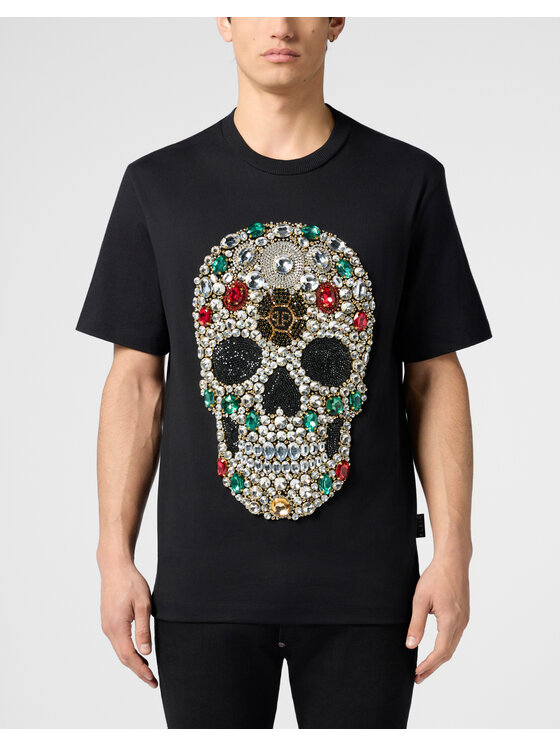 PHILIPP PLEIN PHILIPP PLEIN T-shirt 30561 Nero Regular Fit