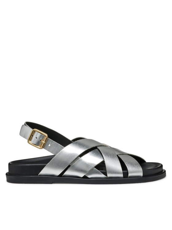 Geox Geox Sandály D Adelash D55YWA 000CF C1007 Stříbrná