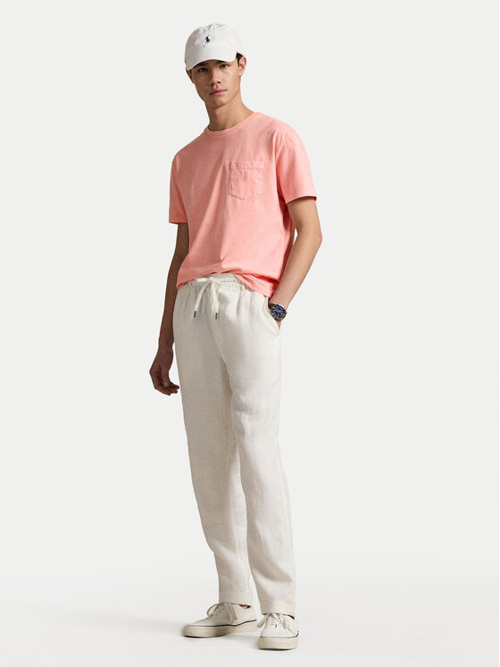 Polo Ralph Lauren Polo Ralph Lauren Majica 710969628005 Roza Custom Slim Fit