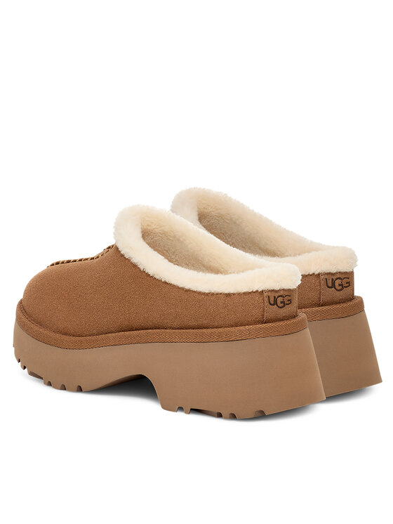 Ugg Şlapi W New Heights Cozy Clog 1162510 Maro | Modivo.ro
