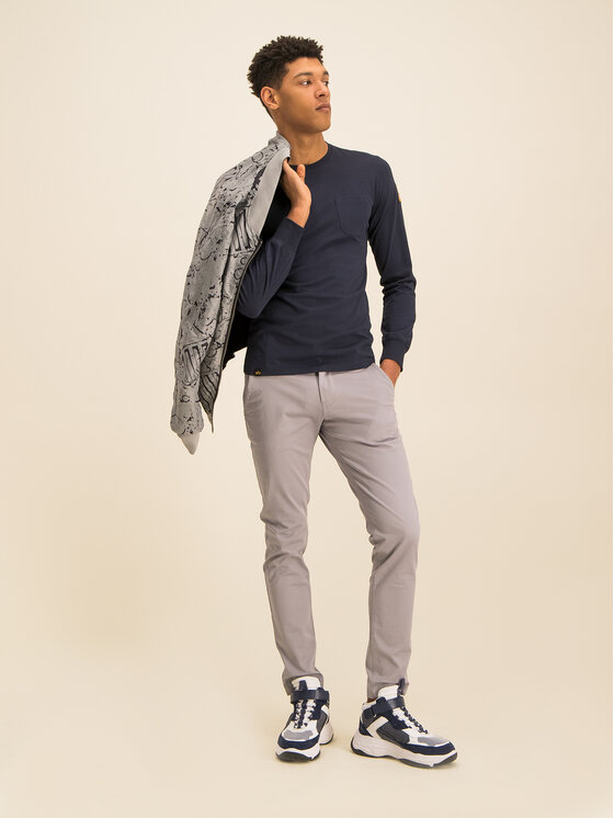 Alpha Industries Alpha Industries Longsleeve Nasa 176532 Σκούρο μπλε Regular Fit