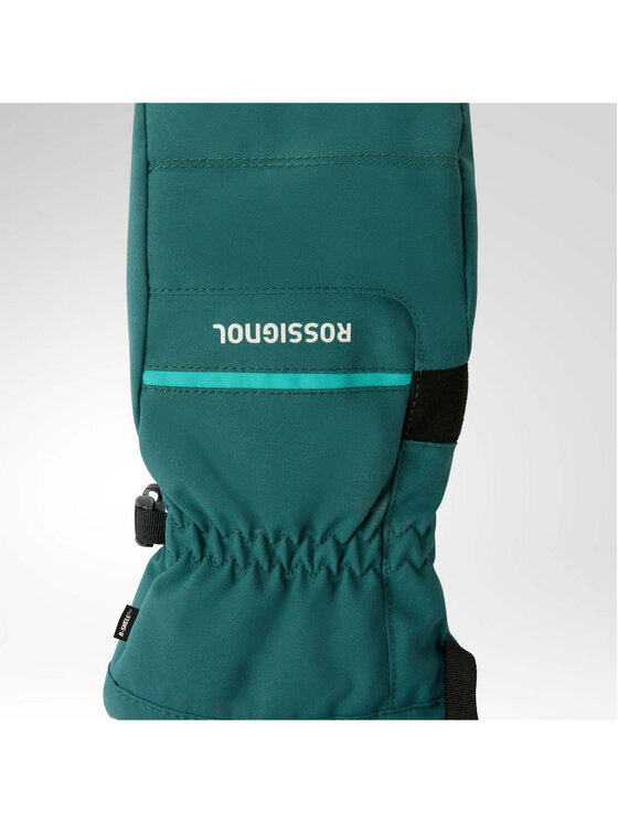 Rossignol Rossignol Rękawice narciarskie Jr Roc Mittens R-Shell Dry Zielony