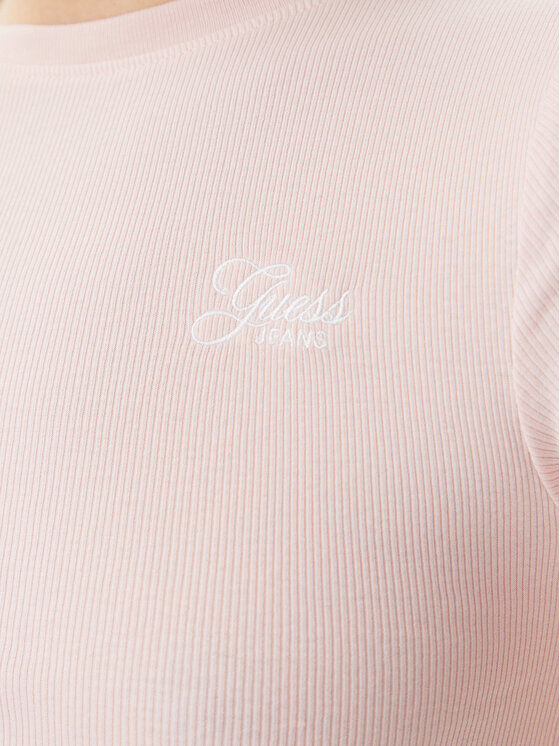 Guess Guess Tričko W5GP62 KA0H1 Ružová Regular Fit