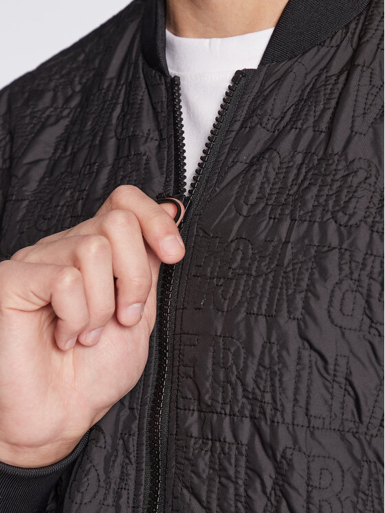 Ice Play Ice Play Kurtka bomber 23E U1M0 J021 6408 9000 Czarny Regular Fit