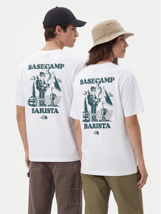 The North Face Tricou NF0A8JAA Alb Relaxed Fit