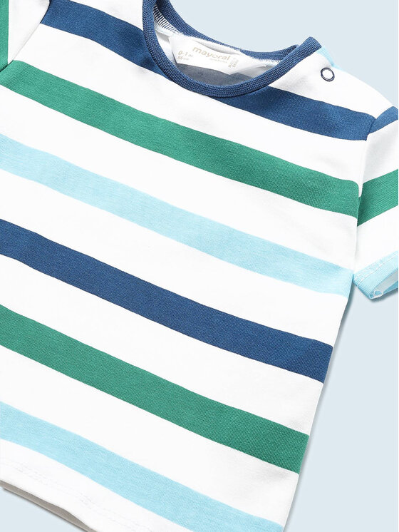 Completo T-shirt e salopette 1628 Multicolore