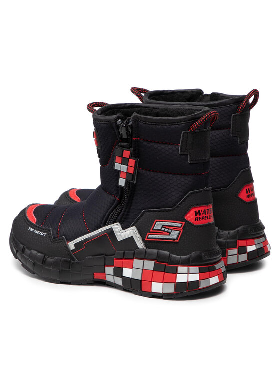 Skechers Skechers Śniegowce Cuboforce 402198L/BKRD Czarny