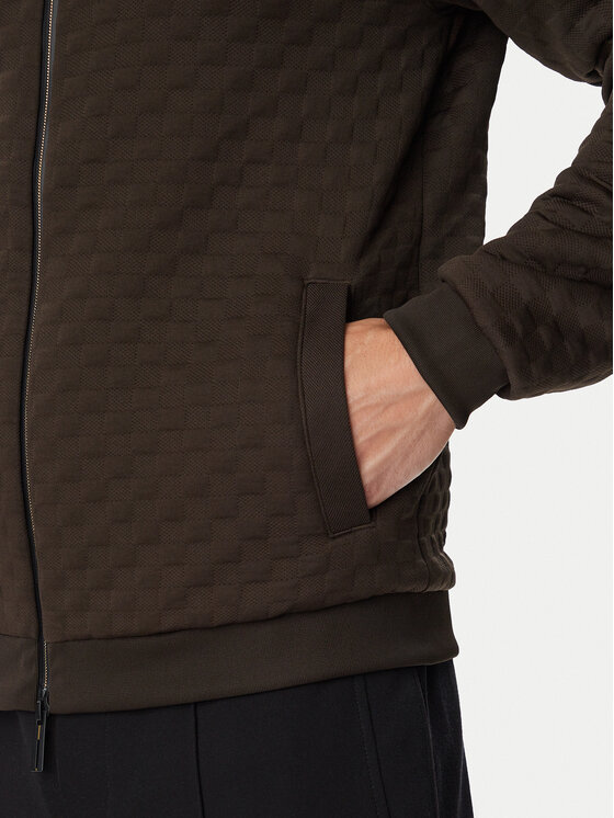 EA7 Emporio Armani EA7 Emporio Armani Світшот 7M002247 AF26241 U6027 Темно-коричневий Regular Fit