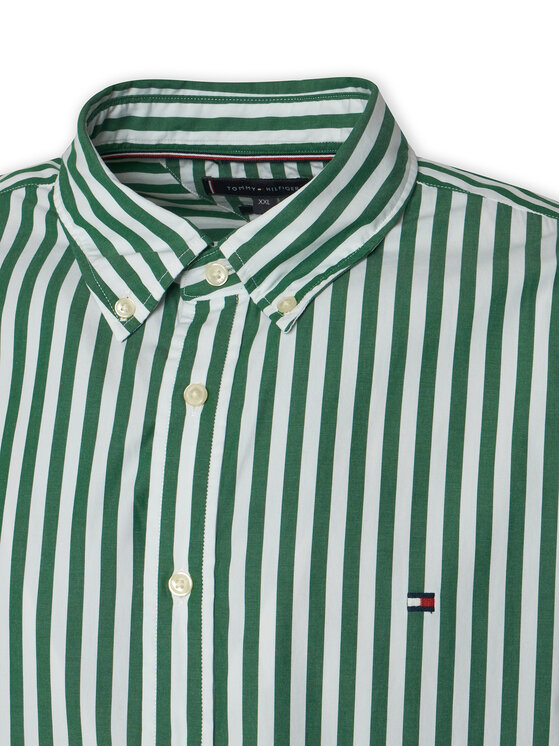 Tommy Hilfiger Tommy Hilfiger Srajca MW0MW42440 Zelena Regular Fit