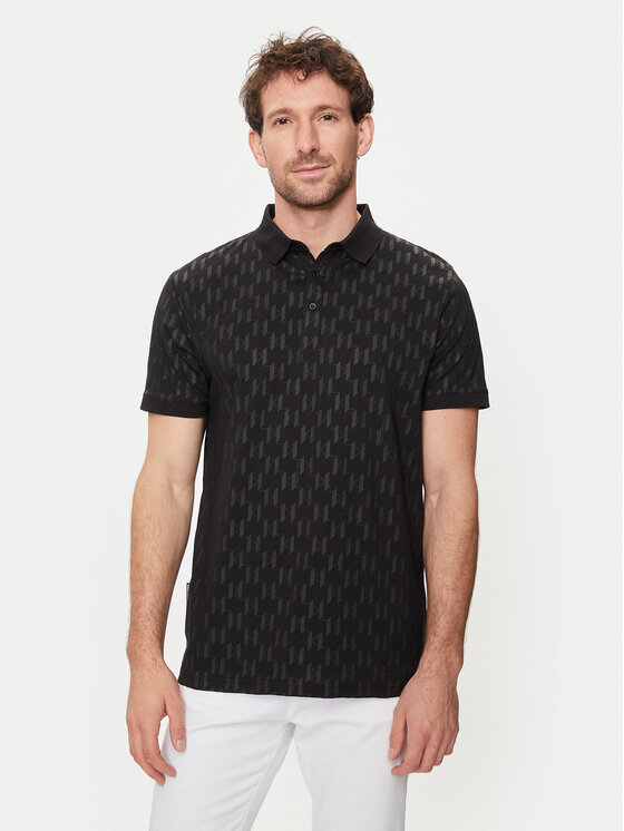 KARL LAGERFELD Polo 745070 542251 Crna Regular Fit