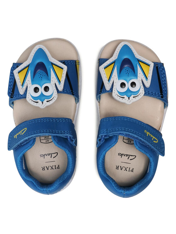 Clarks Clarks Sandały Zora Nemo T 261583886 Niebieski