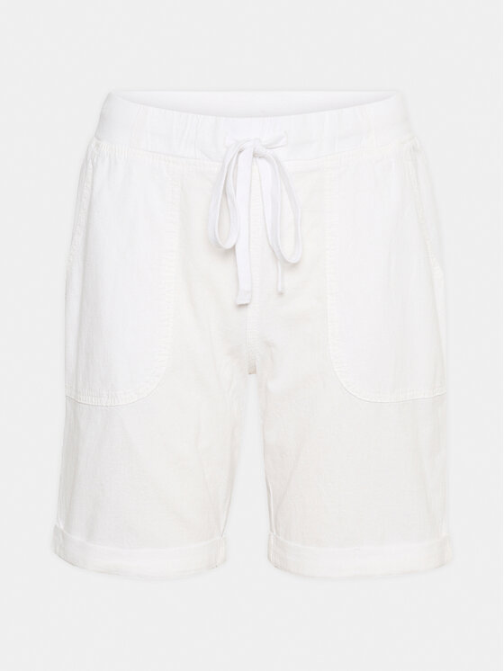 Kaffe Kaffe Pantaloncini di tessuto Naya 10504239 Écru Regular Fit