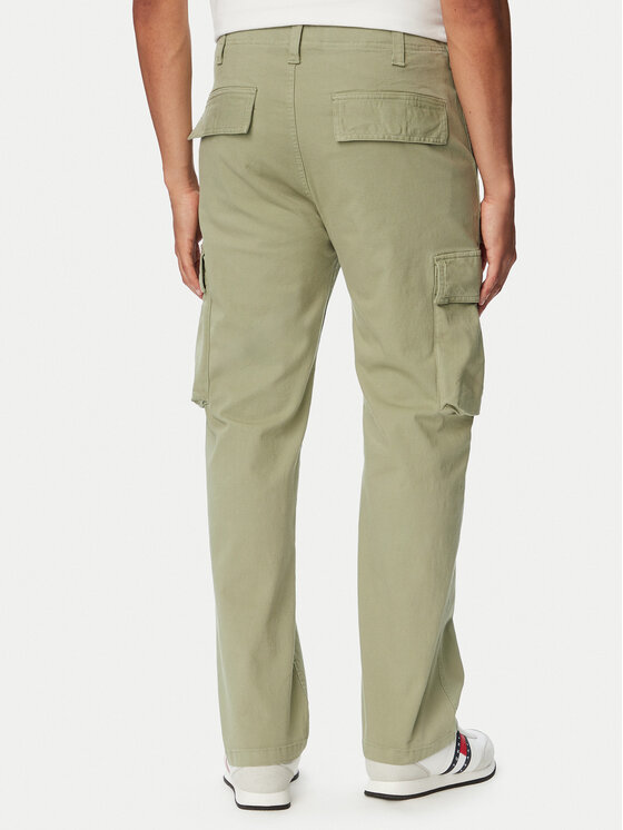 Tommy Jeans Tommy Jeans Cargo püksid Otis Co DM0DM22403 Roheline Regular Fit