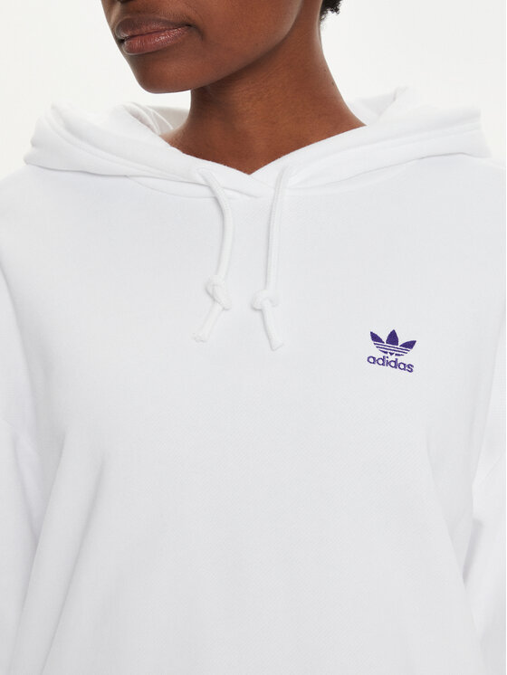 adidas adidas Majica dugih rukava Adibreak IS2435 Bijela Loose Fit