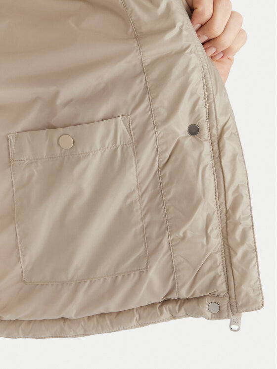 Calvin Klein Jeans Calvin Klein Jeans Зимно яке LV047D505G Бежов Relaxed Fit