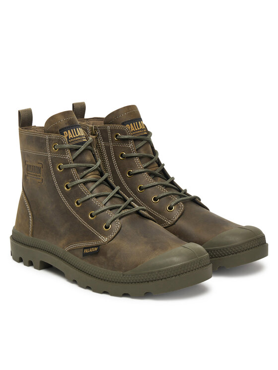 Palladium Palladium Outdoorová obuv Pampa Zip Lth Legacy 79502-308-M Zelená