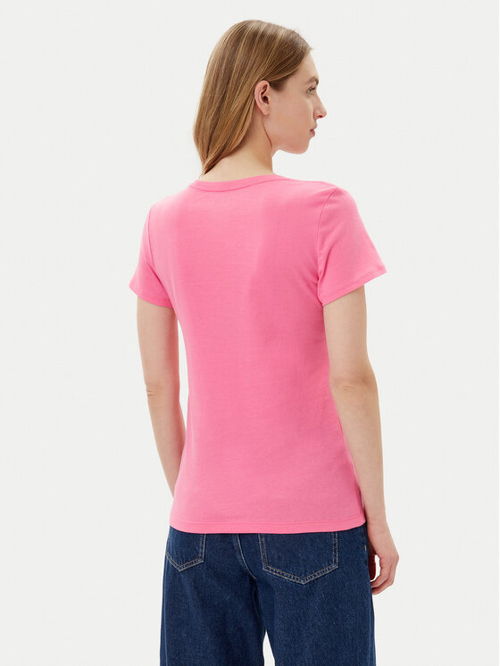 Gap Gap T-Shirt 776775-04 Różowy Regular Fit