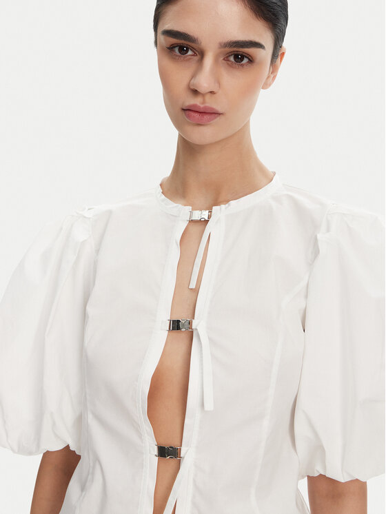 PINKO PINKO Blúzka 105185 Biela Regular Fit