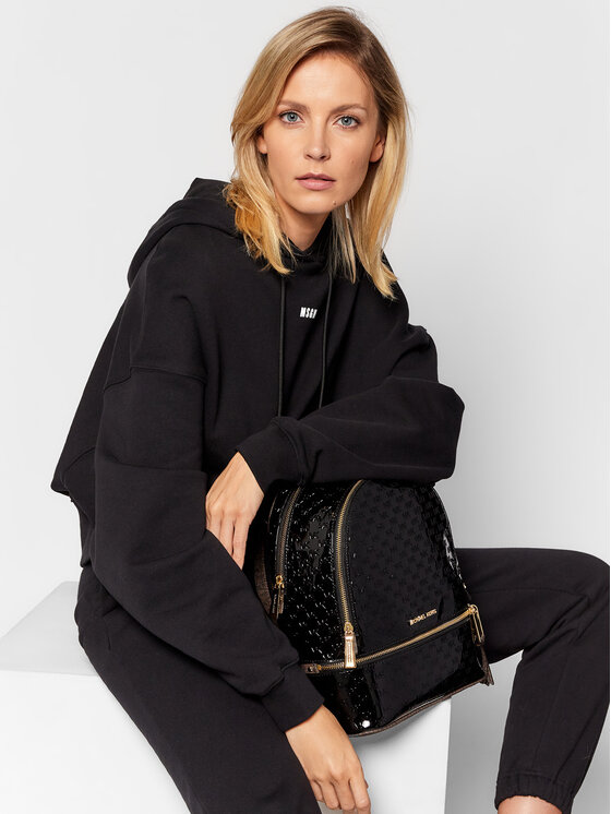 Michael kors glossy backpack hot sale
