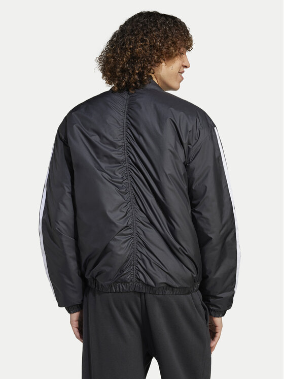 adidas adidas Bomber jakna Essentials 3-Stripes JD1294 Črna Loose Fit