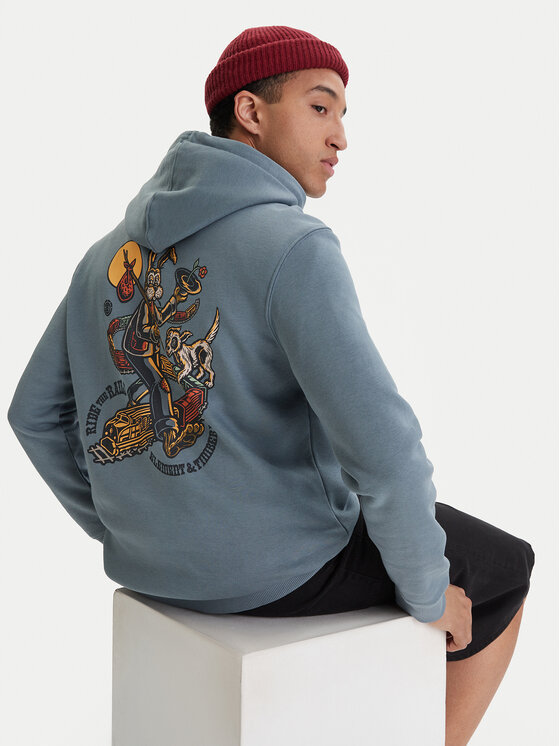 Element Element Sweatshirt Timber On Track Po ELYSF00316 Blau Regular Fit