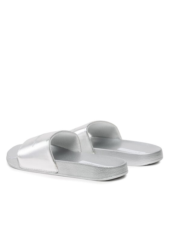 Champion Champion Klapki S11562-EM007 Srebrny